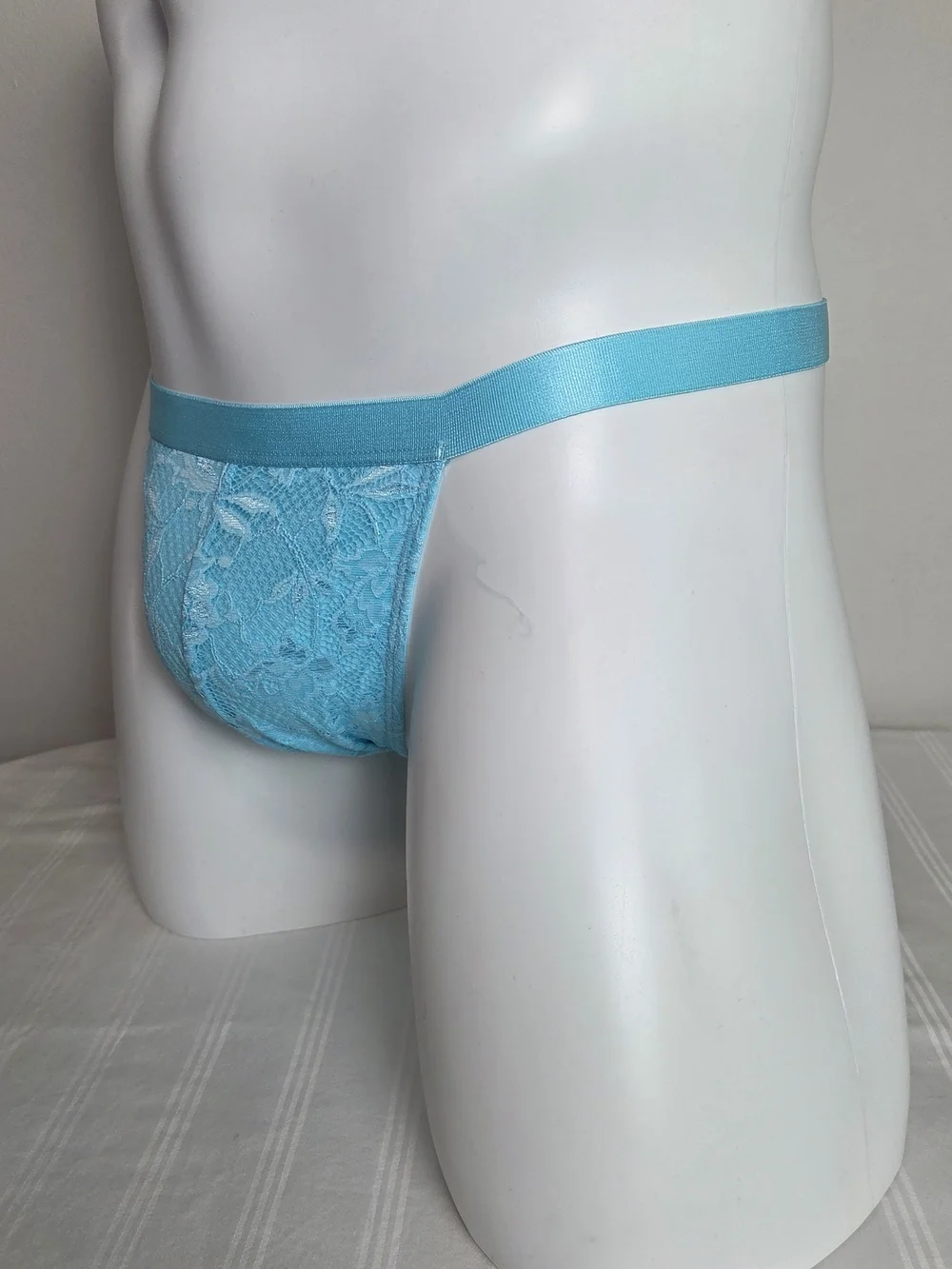 Cosabella Constance Blue Lace Italian Thong